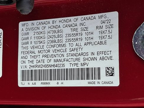 Used 2022 Honda CR-V Touring image 24