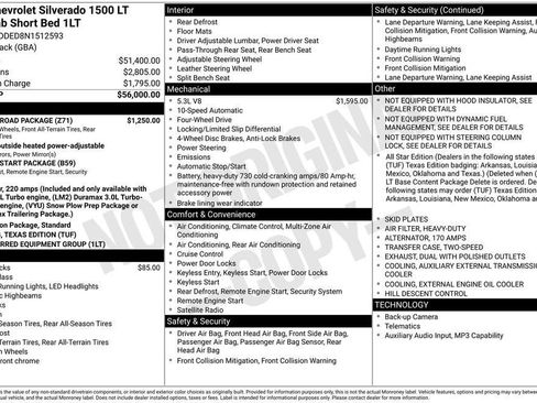 Used 2022 Chevrolet Silverado 1500 LT w/ Z71 Off-Road Package AWD/4WD image 28