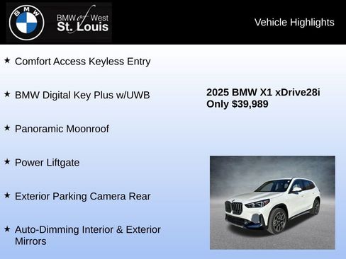 Used 2025 BMW X1 xDrive28i w/ Convenience Package image 16