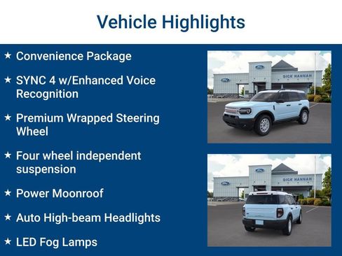 New 2025 Ford Bronco Sport Heritage w/ Convenience Package image 3
