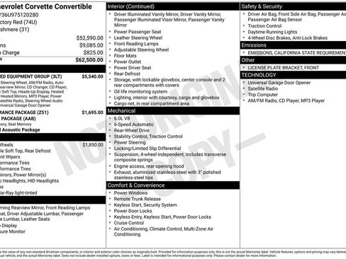 Used 2007 Chevrolet Corvette Convertible w/ Preferred Equipment Group image 2
