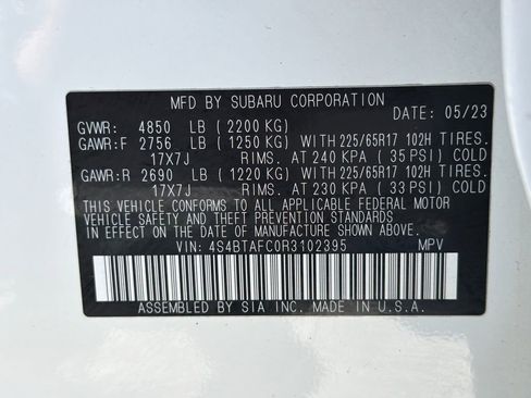 Certified 2024 Subaru Outback Premium AWD/4WD image 52