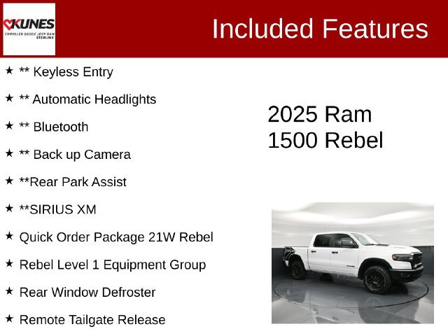 Used 2025 RAM 1500 Rebel w/ Rebel Level 1 Equipment Group AWD/4WD image 3