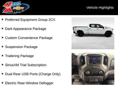 Certified 2025 Chevrolet Silverado 1500 Custom Trail Boss AWD/4WD image 2