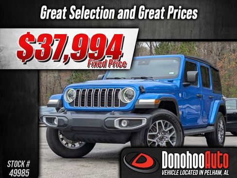 Used 2024 Jeep Wrangler Sahara w/ Safety Group image 1