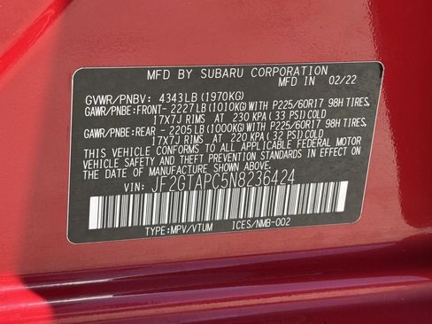 Used 2022 Subaru Crosstrek 2.0i Premium w/ Popular Package #4A AWD/4WD image 30