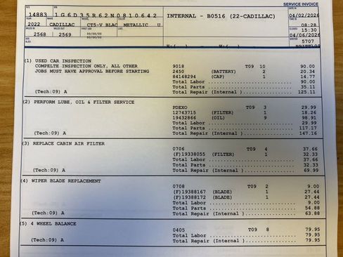 Used 2022 Cadillac CT5 V Blackwing w/ Carbon Fiber Package 2 image 19