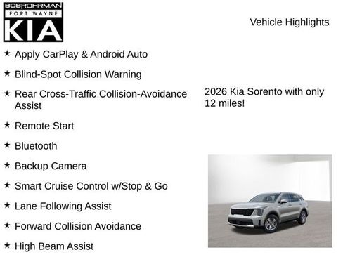 New 2026 Kia Sorento LX image 7