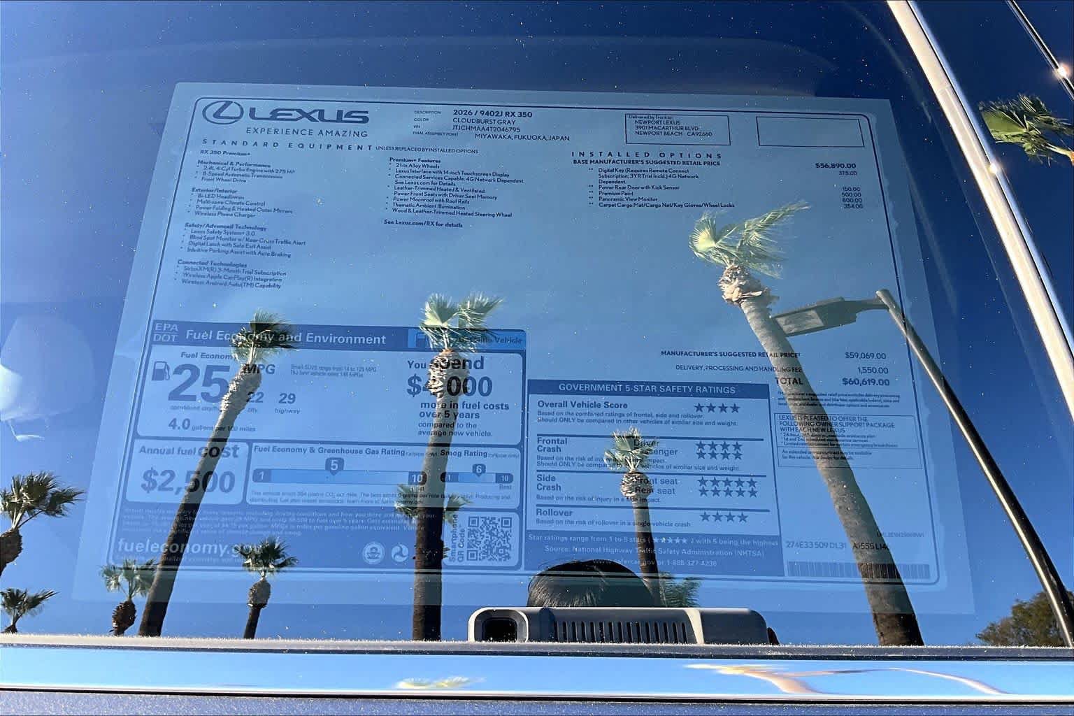 New 2026 Lexus RX 350 Premium Plus FWD image 22