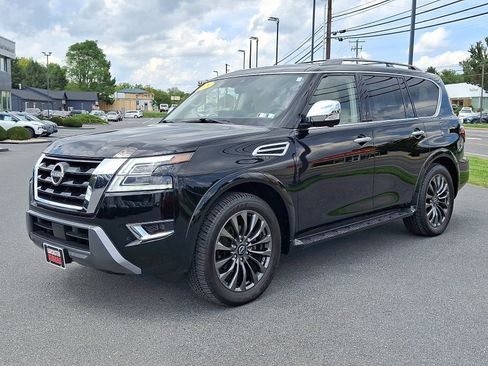 Certified 2024 Nissan Armada Platinum w/ Captain's Chairs Package AWD/4WD image 3