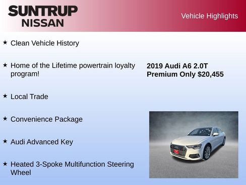 Used 2019 Audi A6 2.0T Premium w/ Convenience Package image 8