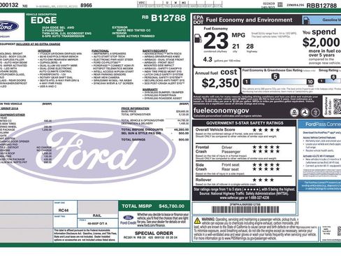 Used 2024 Ford Edge SEL w/ Convenience Package AWD/4WD image 33