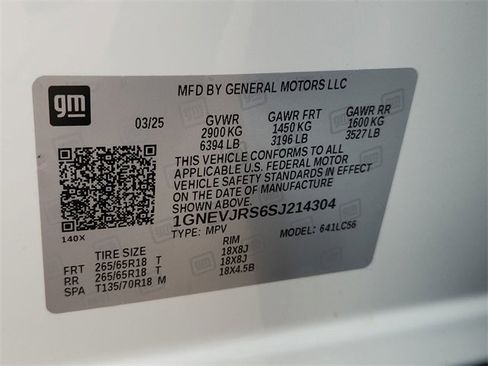 Used 2025 Chevrolet Traverse Z71 w/ Enhanced Driving Package image 35