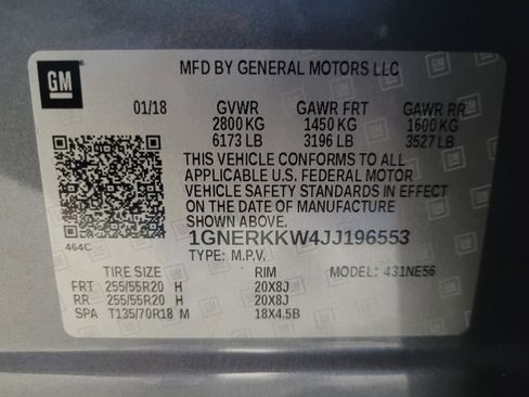 Used 2018 Chevrolet Traverse Premier w/ Driver Confidence II Package image 33