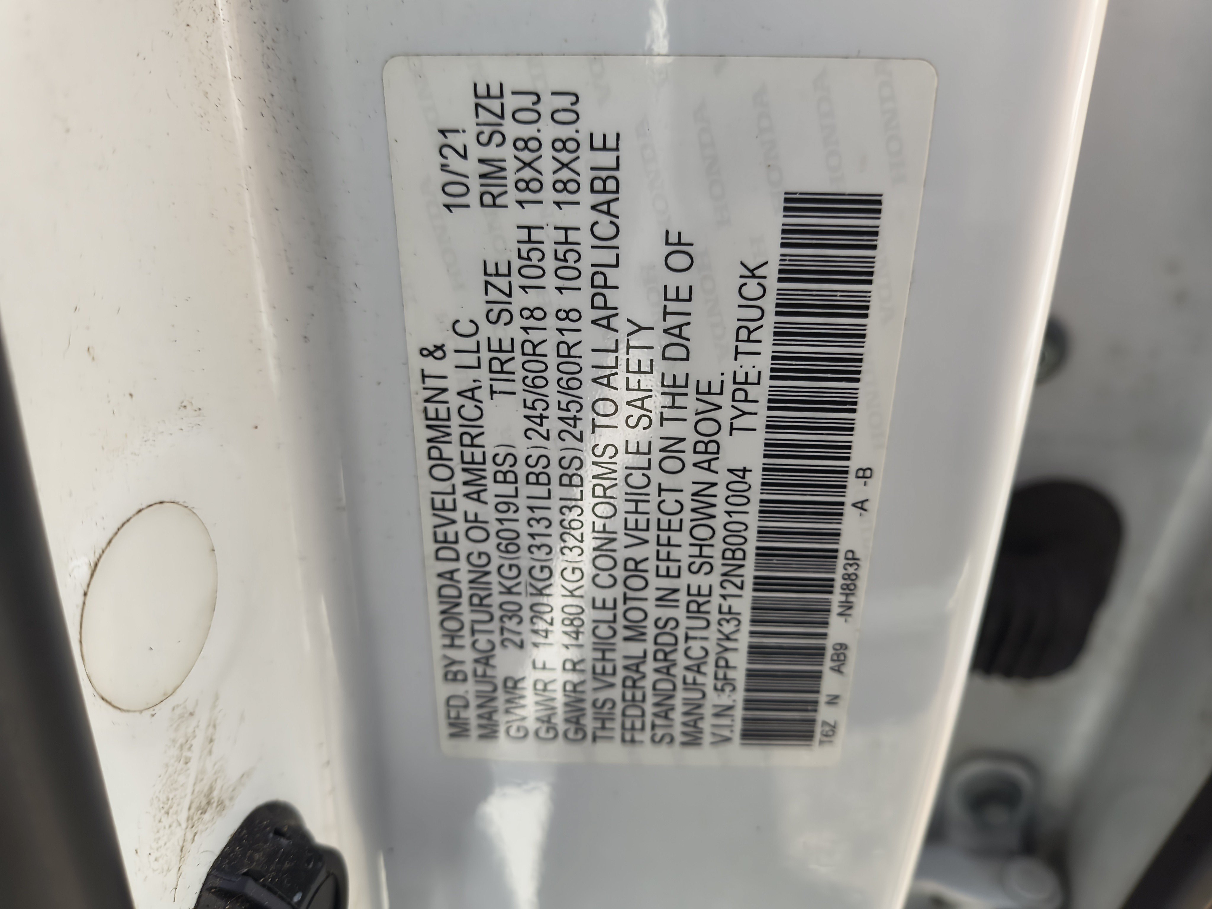 Used 2022 Honda Ridgeline Sport image 34