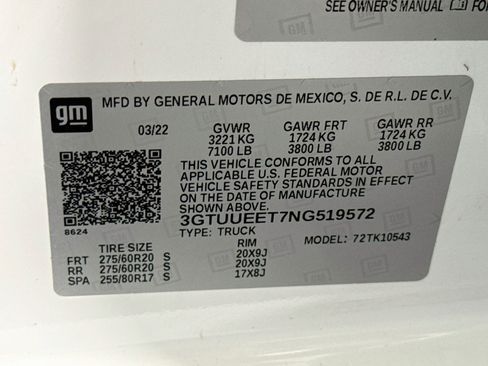 Used 2022 GMC Sierra 1500 AT4 w/ AT4 Premium Package AWD/4WD image 40