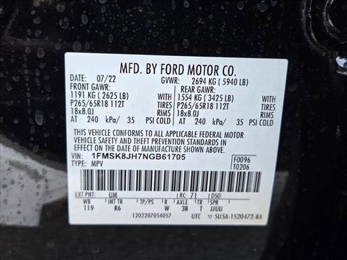 Used 2022 Ford Explorer Timberline image 24