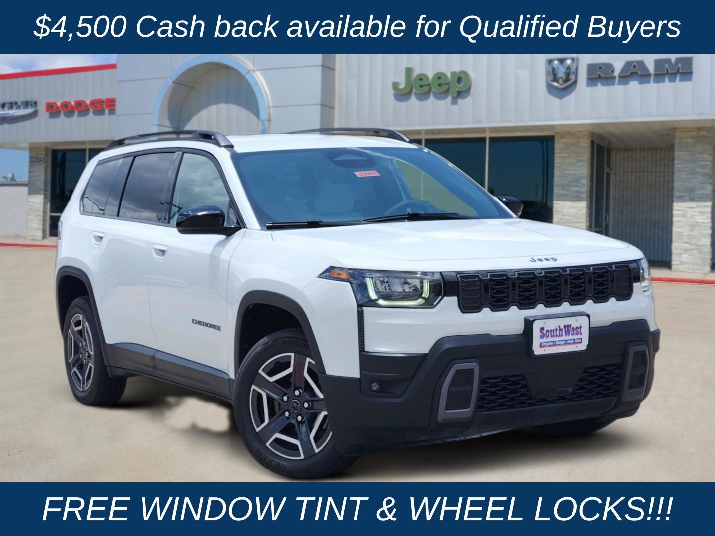 New 2026 Jeep Cherokee Limited AWD/4WD 360° Tour