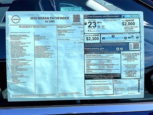 New 2025 Nissan Pathfinder SV image 12