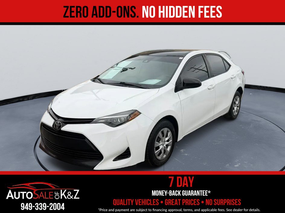 Used 2017 Toyota Corolla L w/ Carpet Mat Package (TMS) FWD image 1