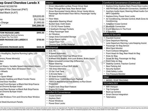 New 2025 Jeep Grand Cherokee Laredo X w/ Trailer Tow Package image 6