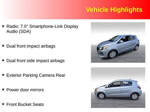 Used 2024 Mitsubishi Mirage ES FWD image 3