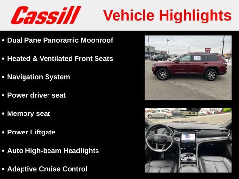 Used 2024 Jeep Grand Cherokee L Limited w/ Luxury Tech Group II image 14