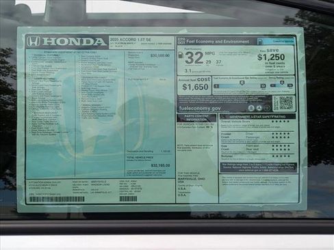 New 2025 Honda Accord SE image 17