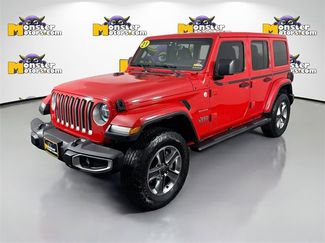 Used 2021 Jeep Wrangler Unlimited Sahara w/ Uconnect 4C Nav & Sound Group video 1