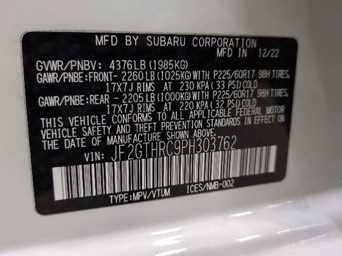 Certified 2023 Subaru Crosstrek 2.5i Sport image 22