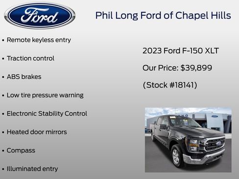 Certified 2023 Ford F150 XLT w/ Equipment Group 301A Mid AWD/4WD image 37