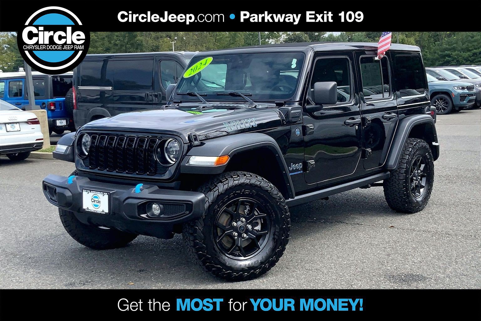 Certified 2024 Jeep Wrangler Unlimited AWD/4WD image 1