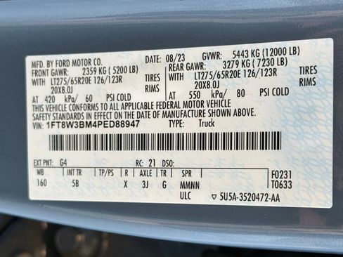 Certified 2023 Ford F350 Lariat w/ Chrome Package AWD/4WD image 22