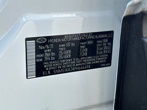 Used 2023 Hyundai Santa Fe SE FWD image 32