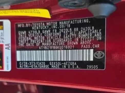 Used 2019 Toyota Avalon XLE FWD image 53