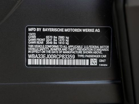 Used 2024 BMW 760i xDrive AWD/4WD image 74