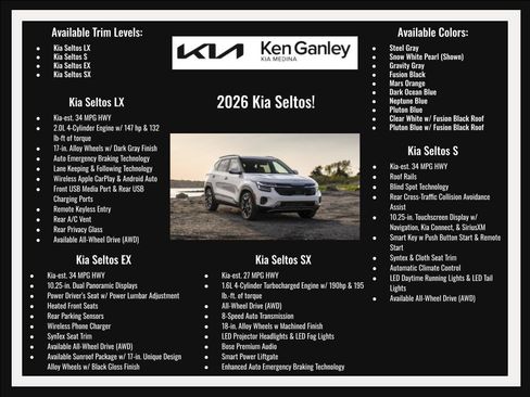 New 2026 Kia Seltos EX image 28