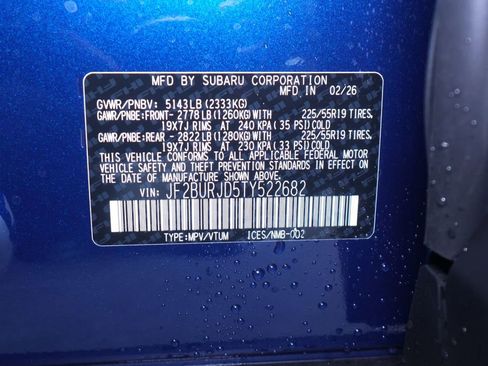 New 2026 Subaru Outback Touring XT AWD/4WD image 44