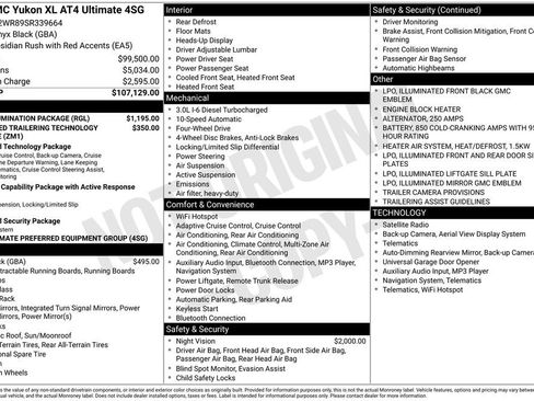 Used 2025 GMC Yukon XL AT4 Ultimate w/ LPO, Illumination Package image 20