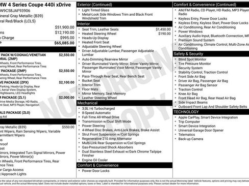 Used 2018 BMW 440i xDrive Coupe w/ M Sport Package image 3