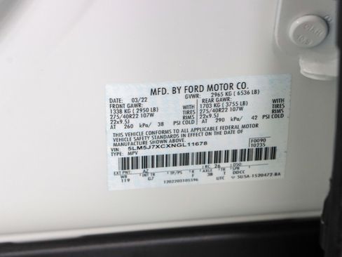 Used 2022 Lincoln Aviator Reserve w/ Equipment Group 201A image 36