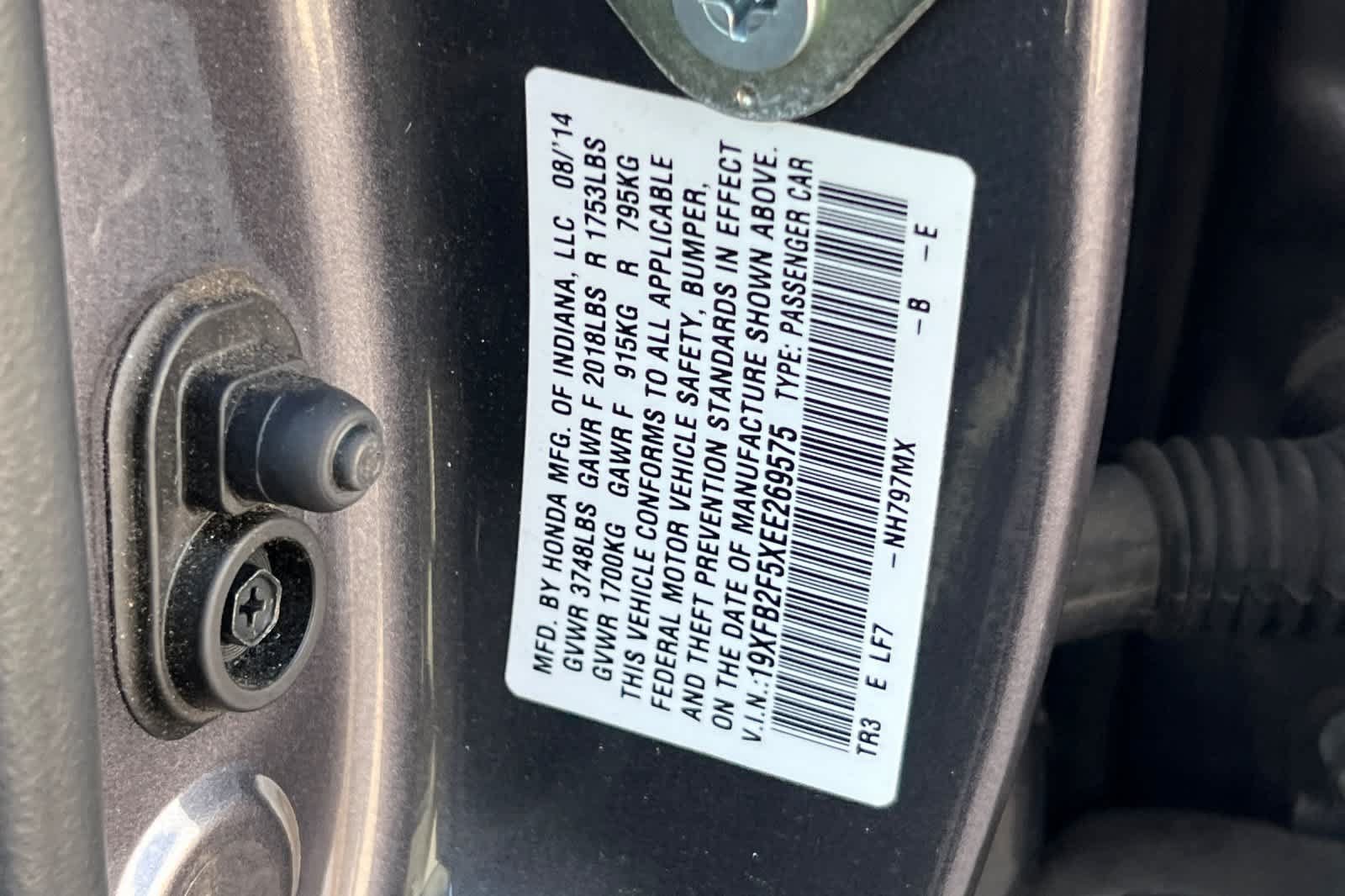 Used 2014 Honda Civic LX image 26