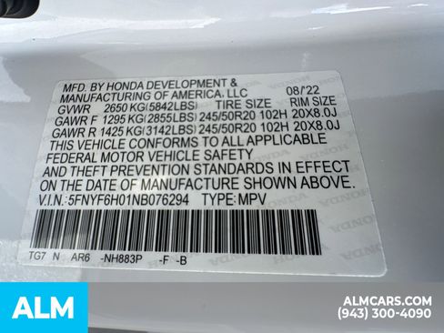 Used 2022 Honda Pilot Elite image 36