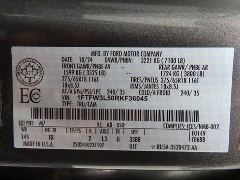 Used 2024 Ford F150 XLT w/ FX4 Off-Road Package image 74