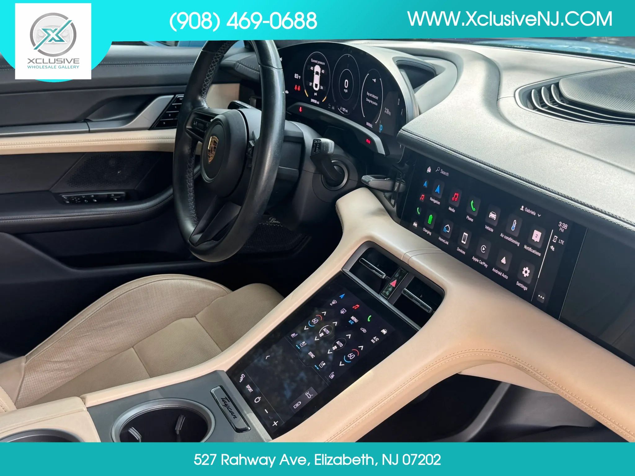 Used 2020 Porsche Taycan Turbo w/ Premium Package AWD/4WD image 27