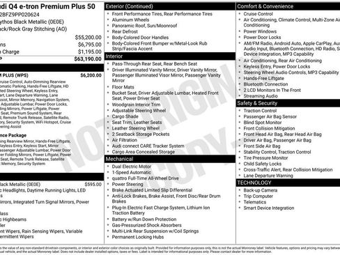 Used 2023 Audi Q4 e-tron Premium Plus w/ Premium Plus AWD/4WD image 7