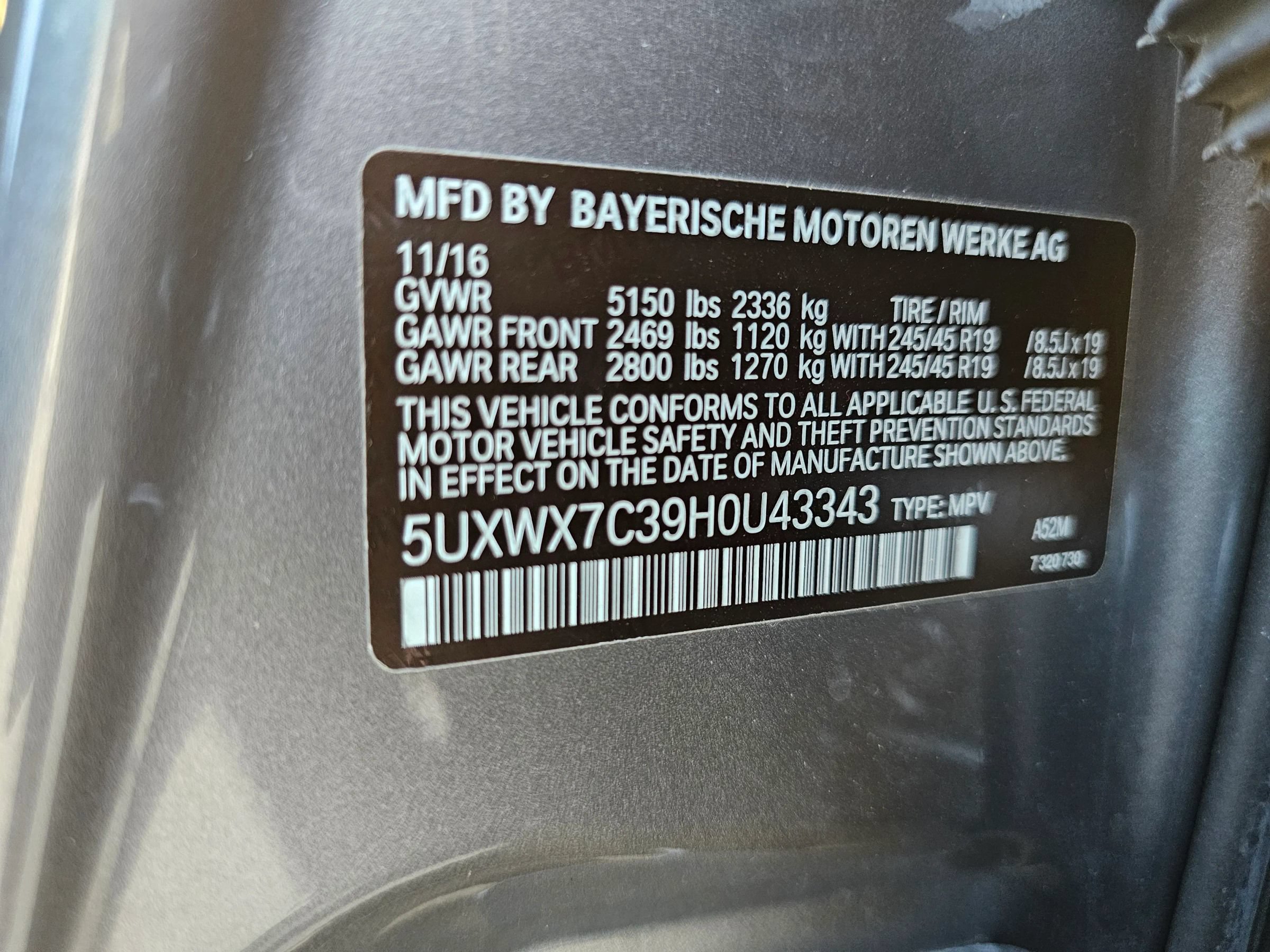 Used 2017 BMW X3 xDrive35i AWD/4WD image 37