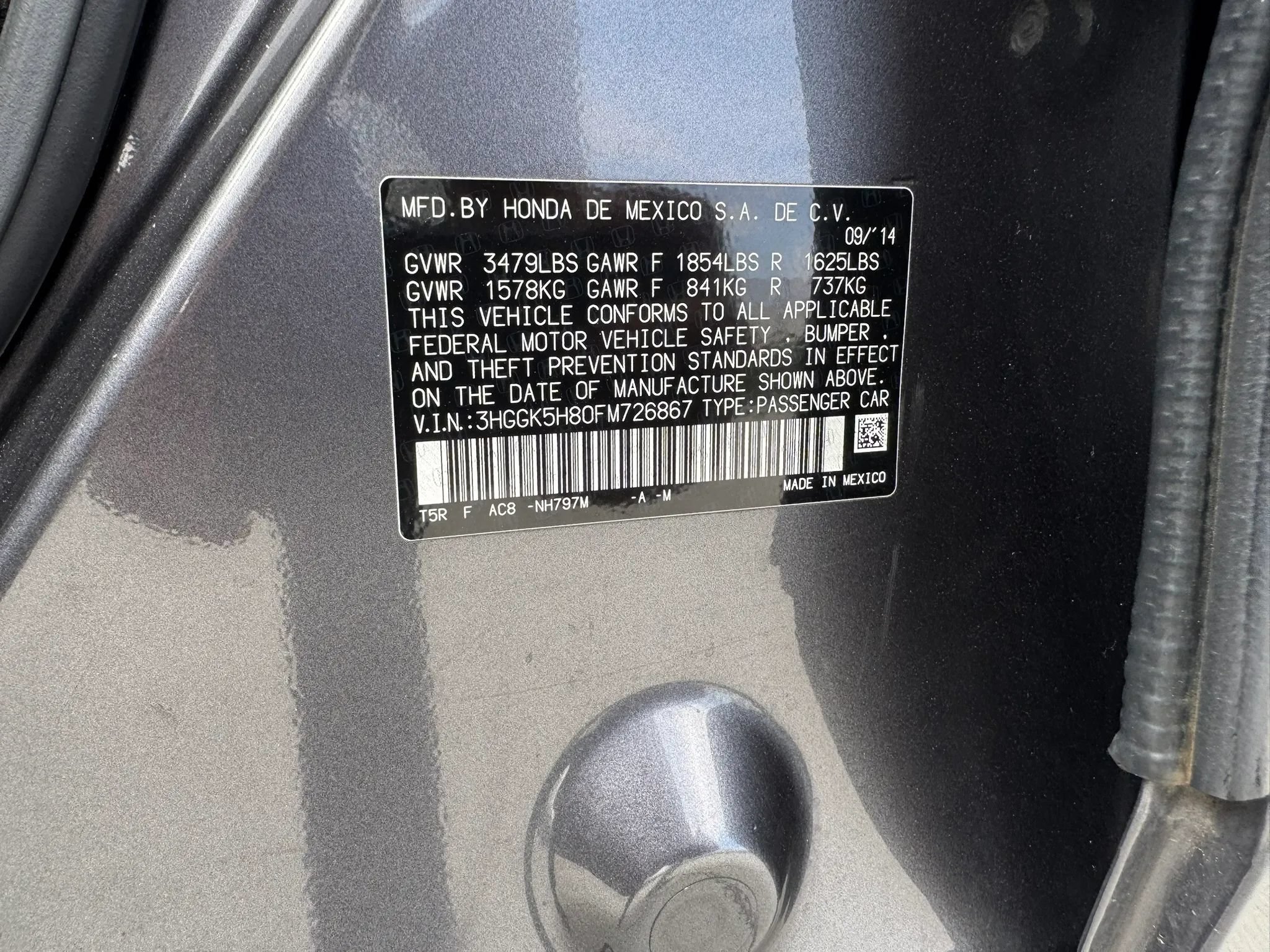 Used 2015 Honda Fit EX image 5