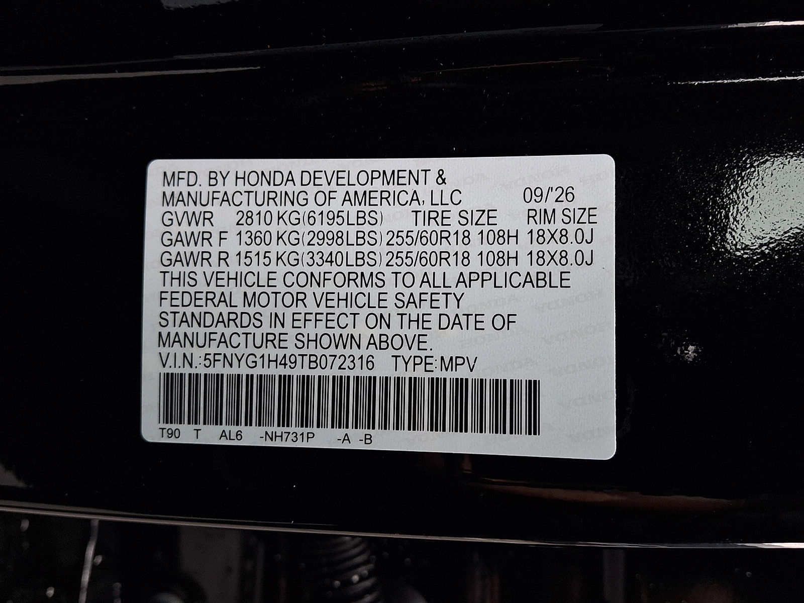 New 2026 Honda Pilot EX-L image 10
