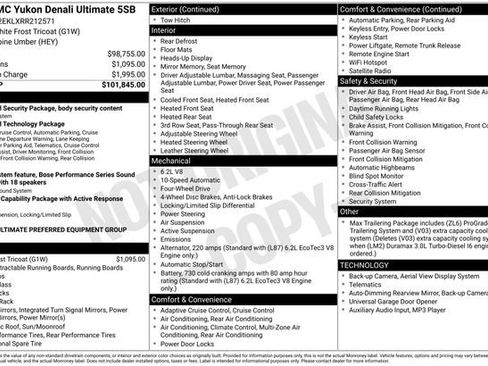 Used 2024 GMC Yukon Denali Ultimate AWD/4WD image 44